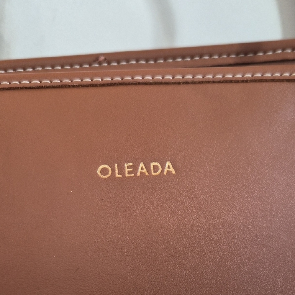Beige and Brown Canvas Tote Bag - Picture 2 of 10